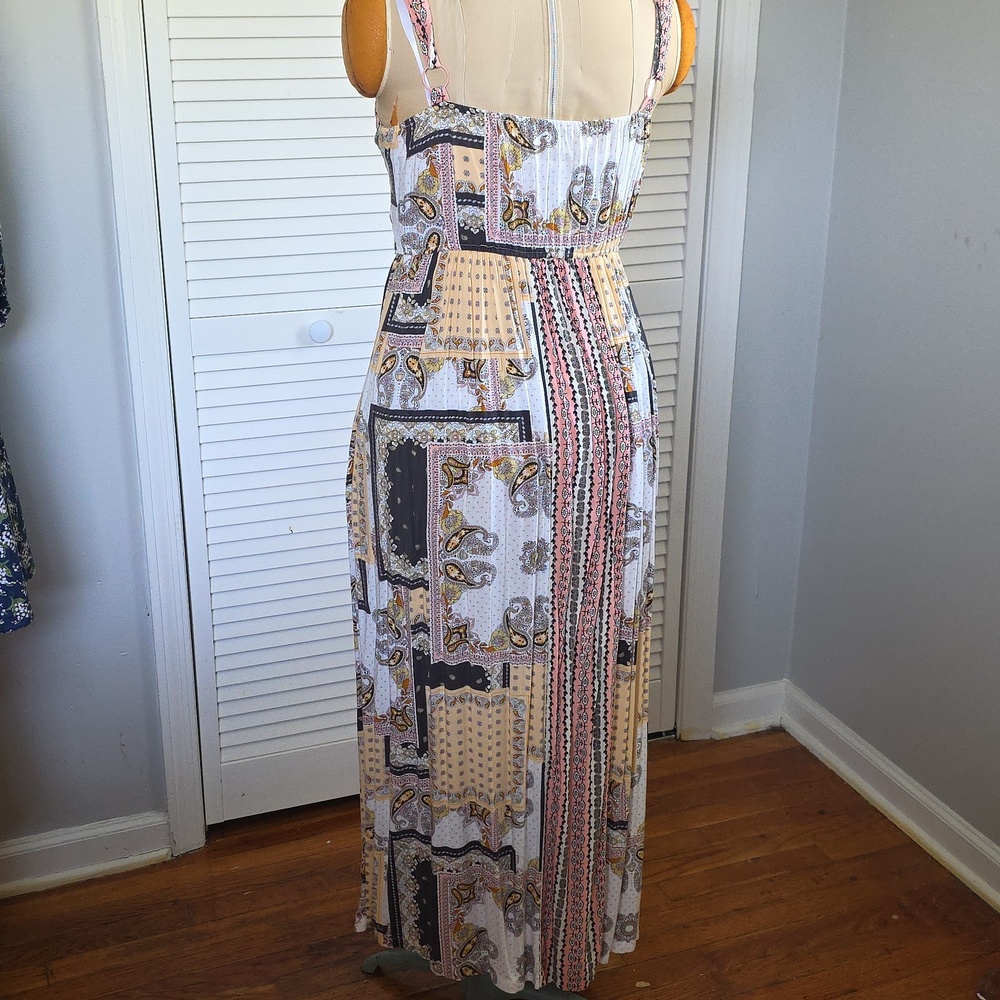 Matilda Jane Knockout Maxi Dress Boho Patchwork Sleeveless Festival Size M - Picture 10 of 14